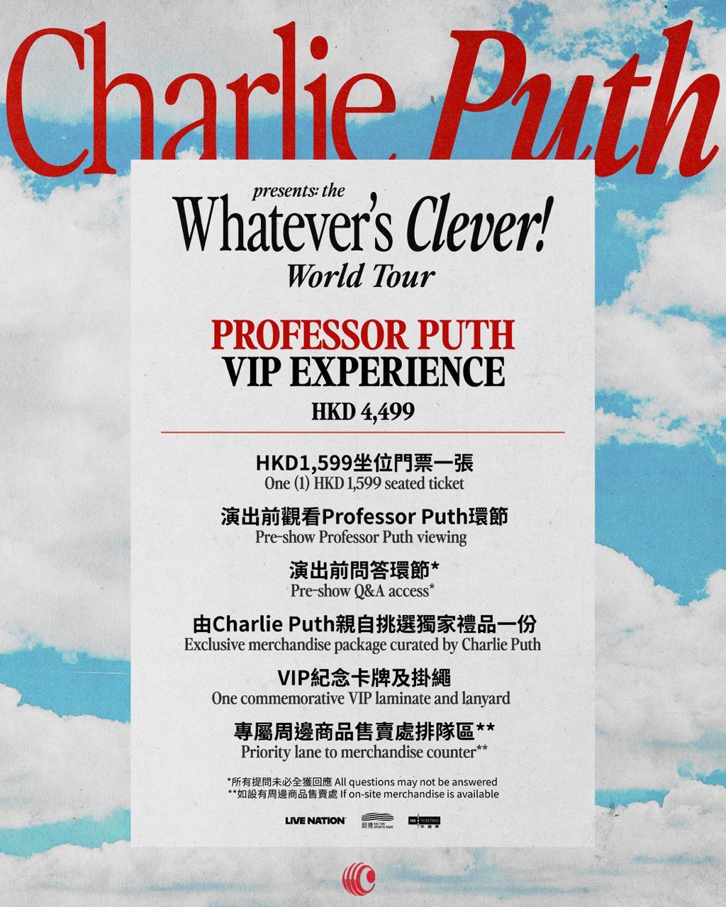 Charlie Puth Concert Vi P1