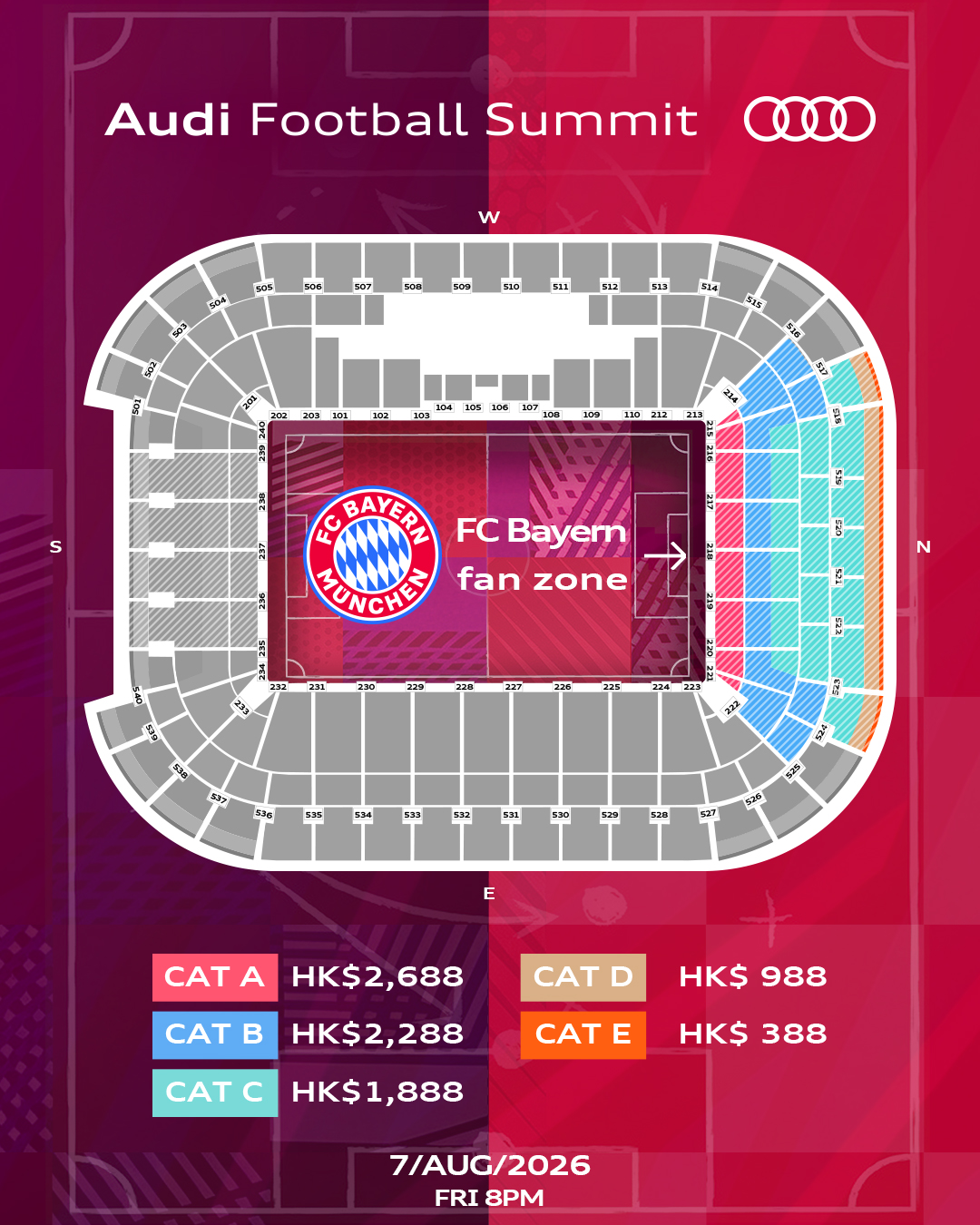 Audi Football Summit 2026 FC Bayern Munich vs Aston Villa - Kai